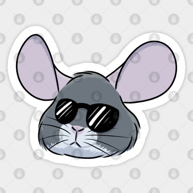 Chinchilla Sticker by DeguArts